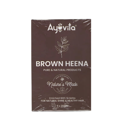 Ayuvita Brown Color Hair Dye