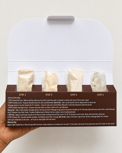 Gaumzik Chandan Facial Kit.