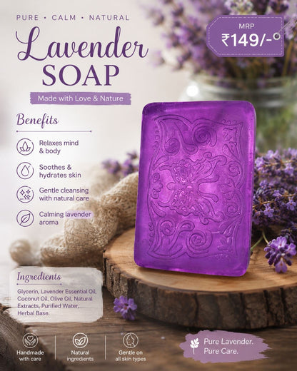 Ayuvita Lavender Soap Handmade