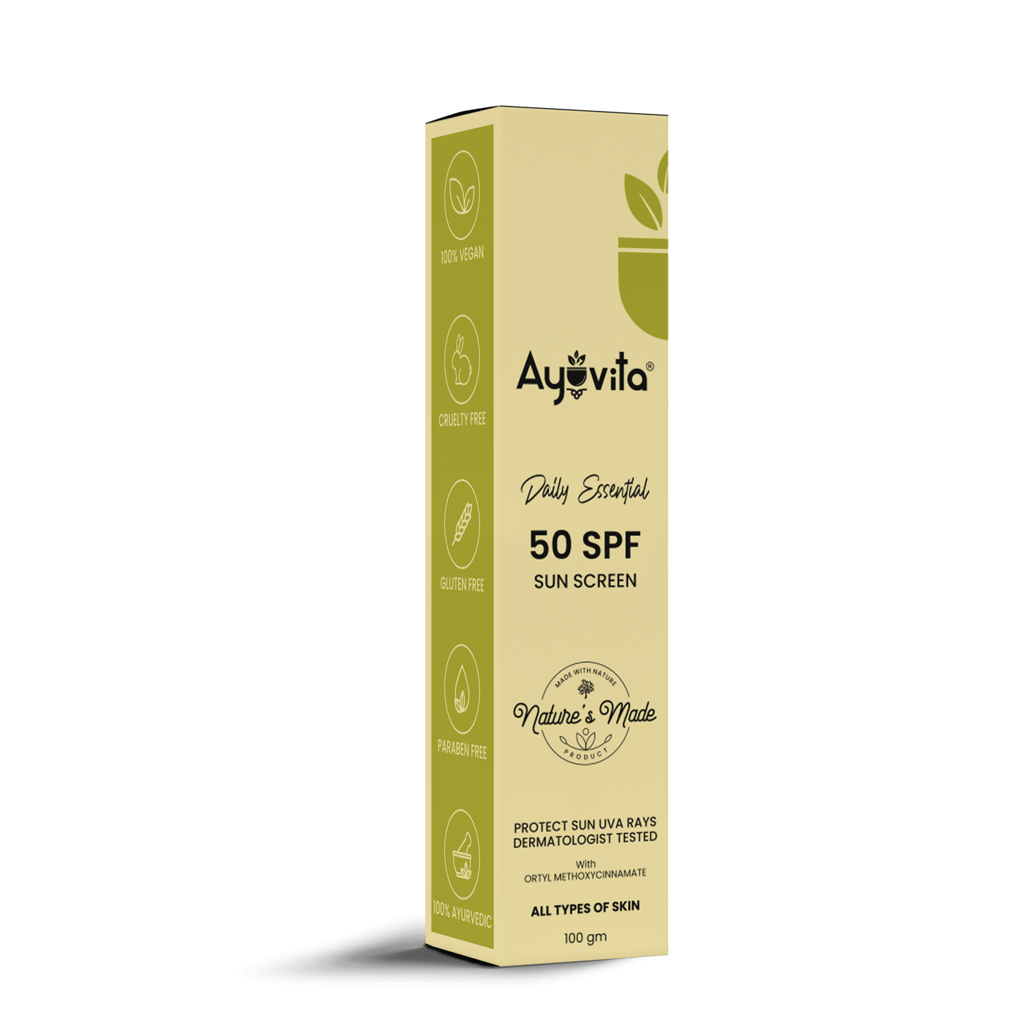 Ayuvita 50 SPF Sun Screen
