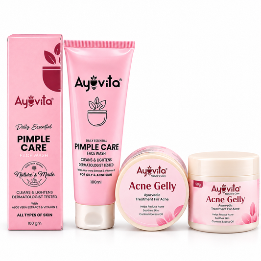 Ayuvita Pimple Care Face Wash & Acne Gelly Combo