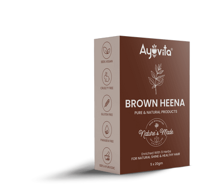 Ayuvita Brown Color Hair Dye