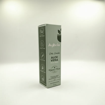 AyuVita Aloe Vera face wash packaging on a white background