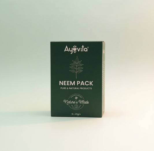 Ayovita Neem Pack packaging on a white background