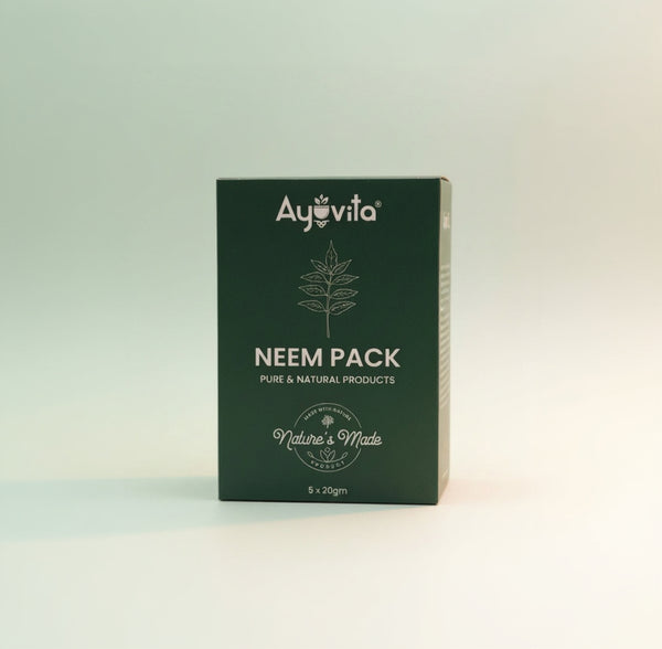 Ayovita Neem Pack packaging on a white background
